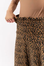 Valley Sherpa Skirt - Leopard