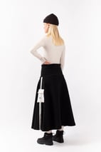 Valley Sherpa Skirt - Black | L