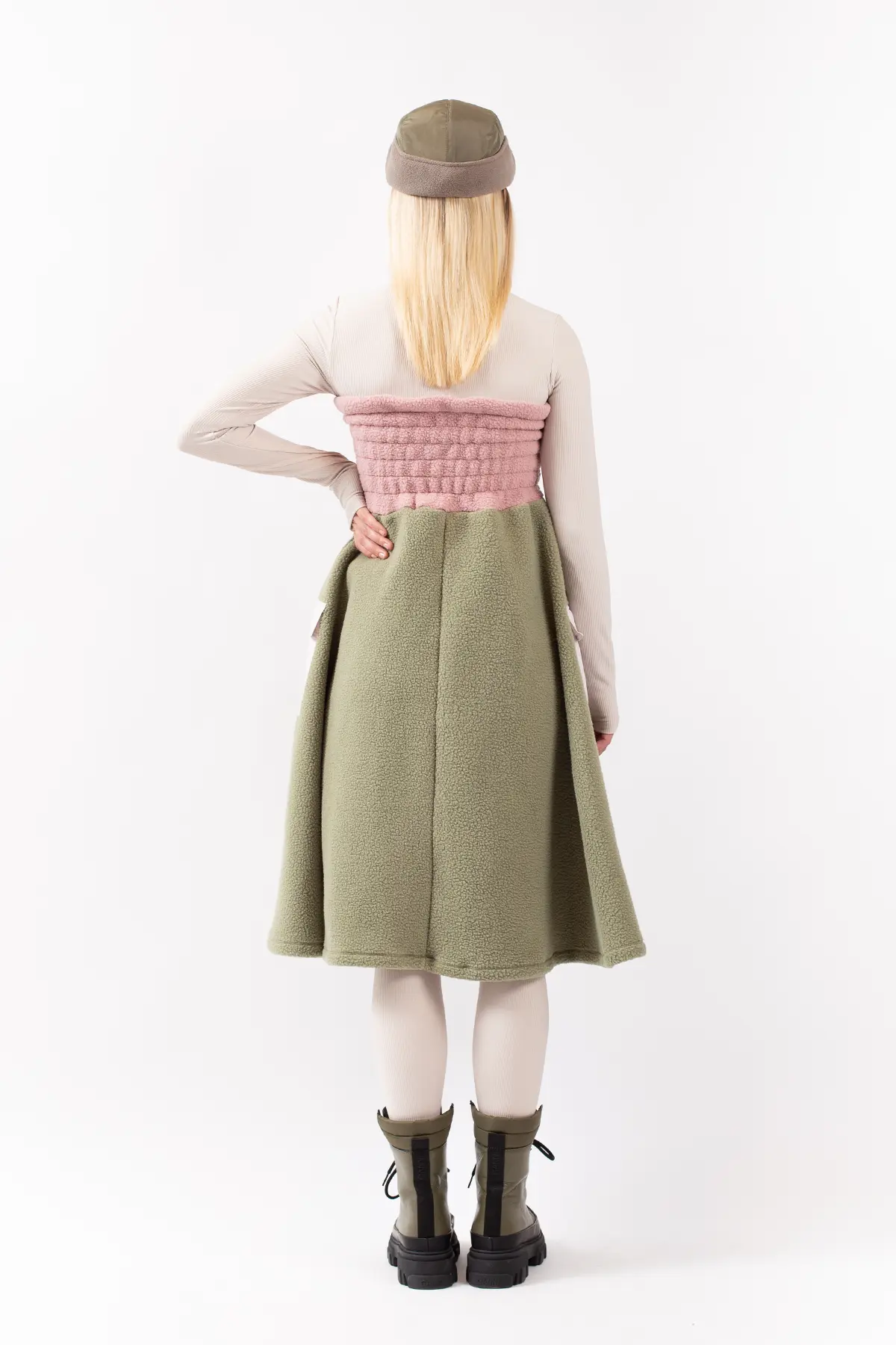 Valley Sherpa Skirt - Faded Blocks | M