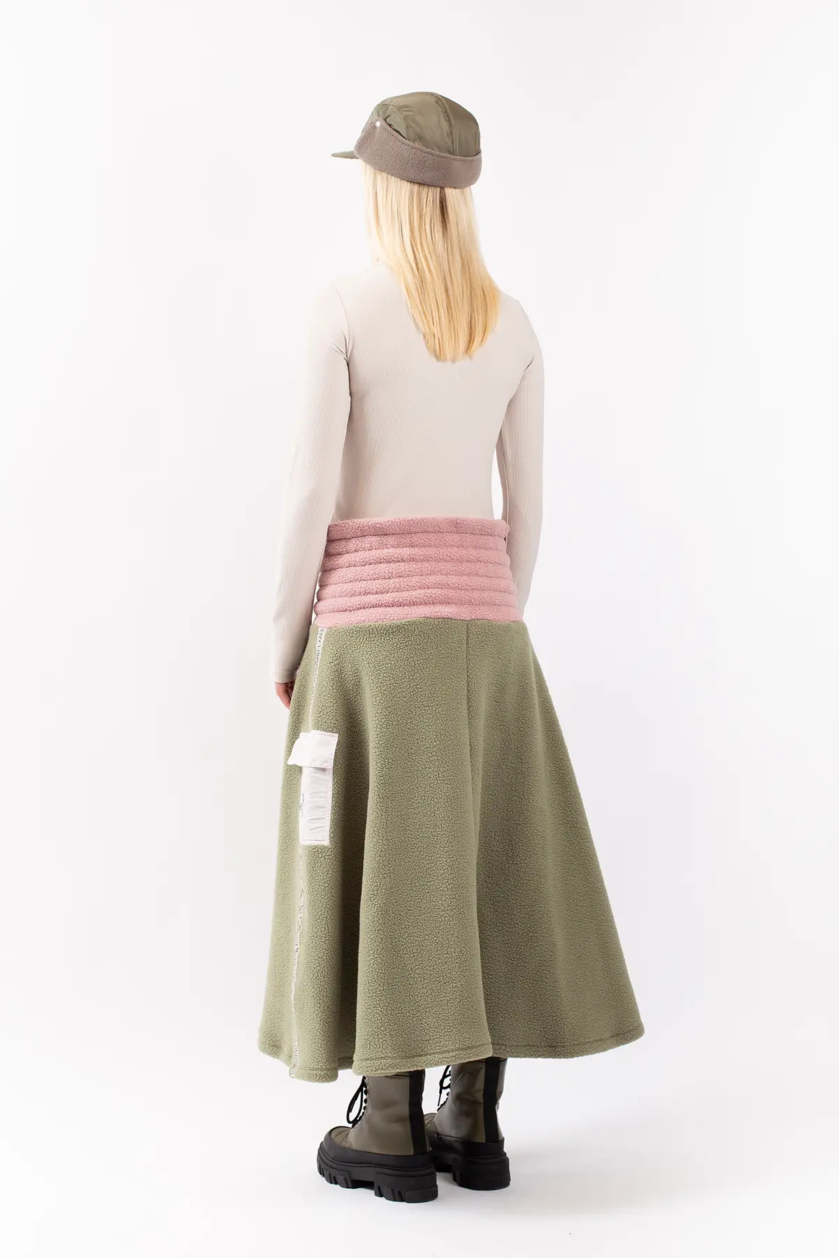 Valley Sherpa Skirt - Faded Blocks | XL