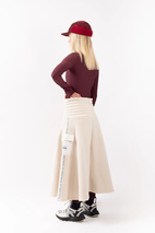 Valley Sherpa Skirt - Faded Cloud | L