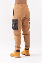 Cargo Sherpa Pants - Faded Coffee