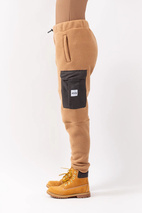 Cargo Sherpa Pants - Faded Coffee