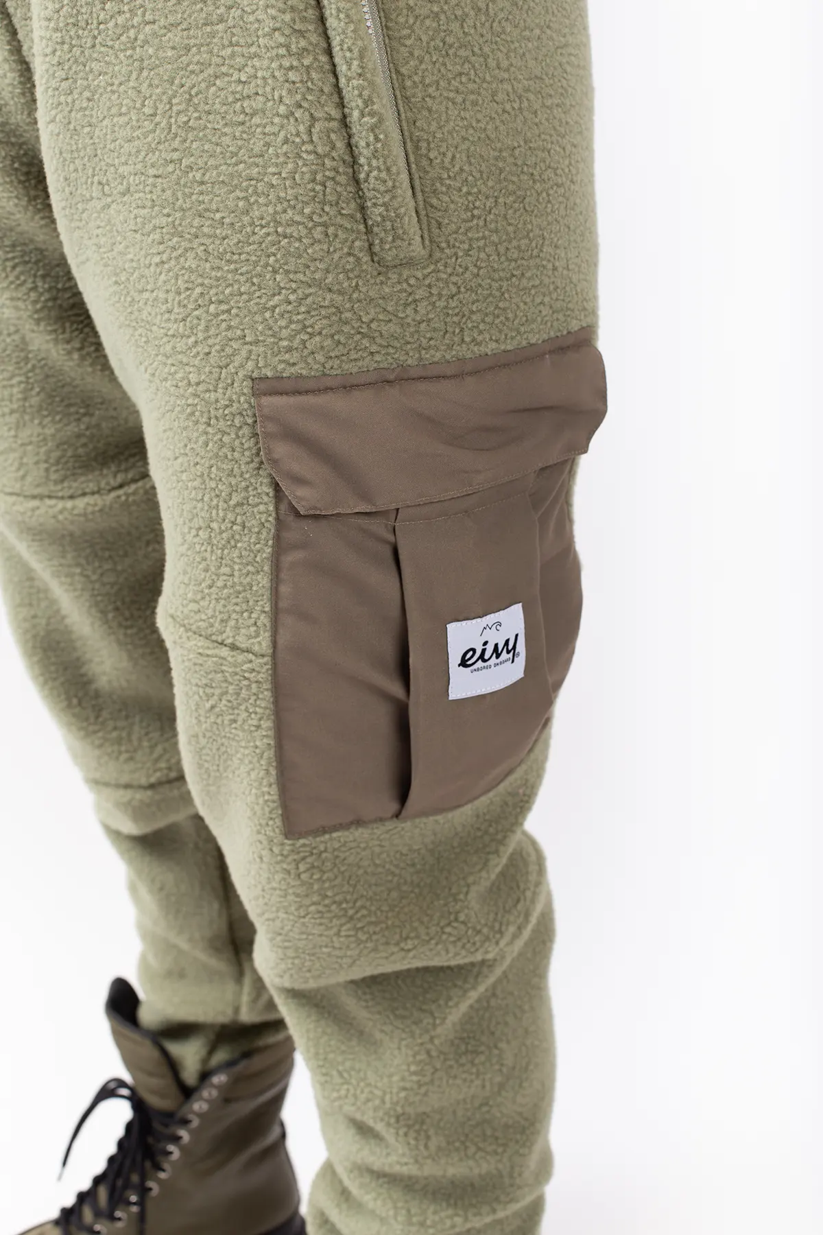 Cargo Sherpa Pants - Faded Oak | XS