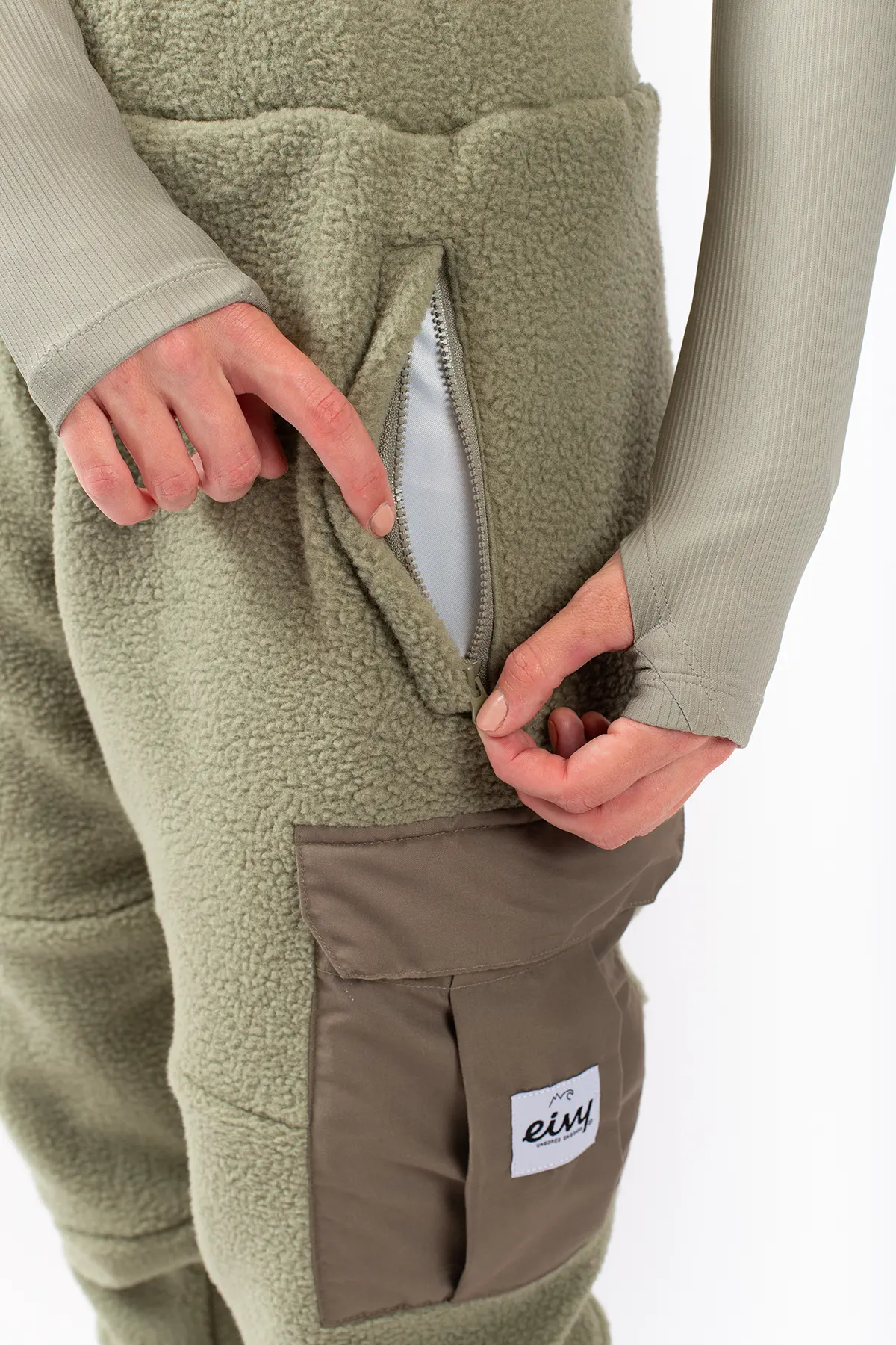 Cargo Sherpa Pants - Faded Oak | L