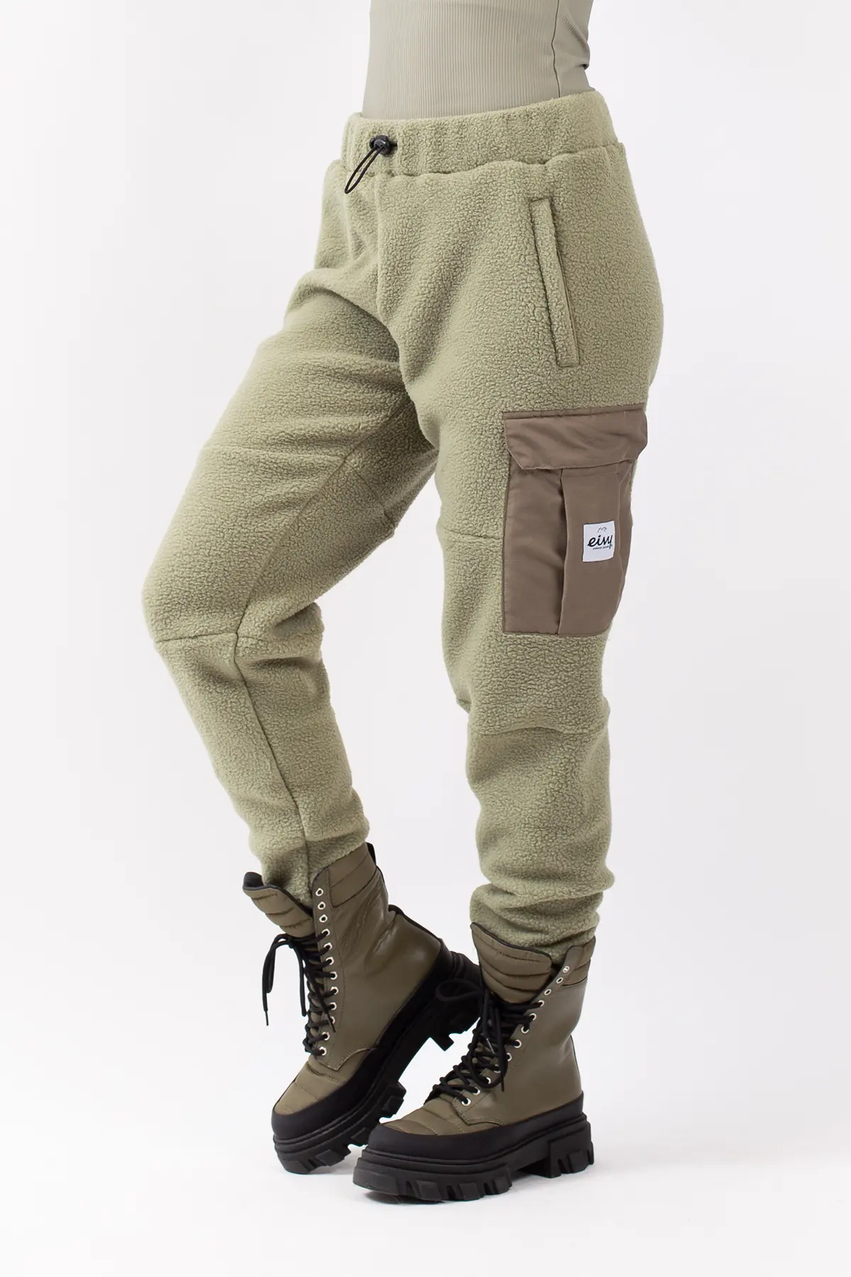 Cargo Sherpa Pants - Faded Oak | XXS