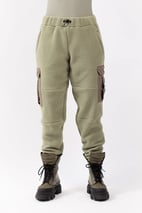 Cargo Sherpa Pants - Faded Oak