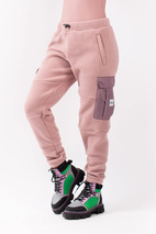 Cargo Sherpa Pants - Faded Woodrose | XS