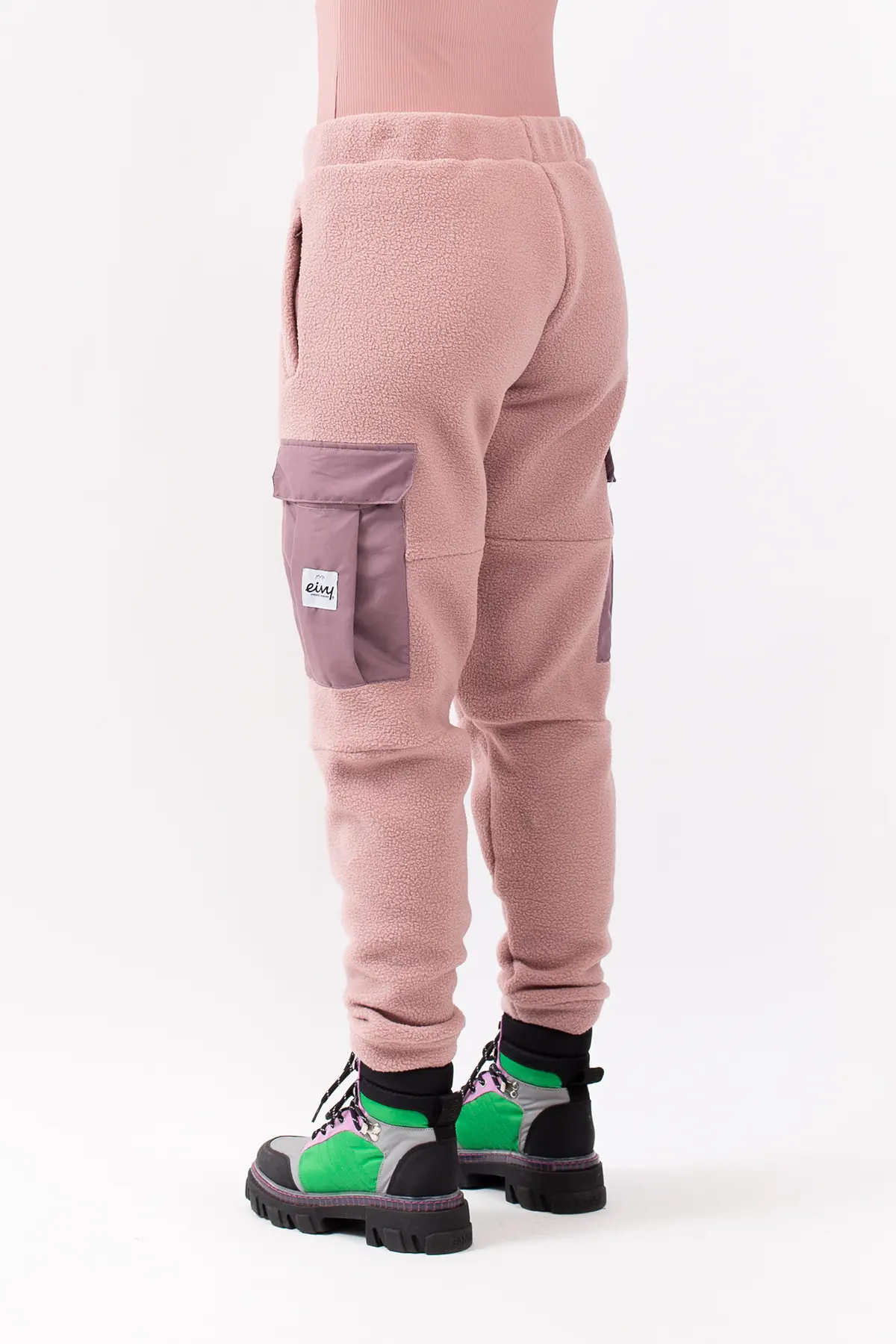 Cargo Sherpa Pants - Faded Woodrose | XXS