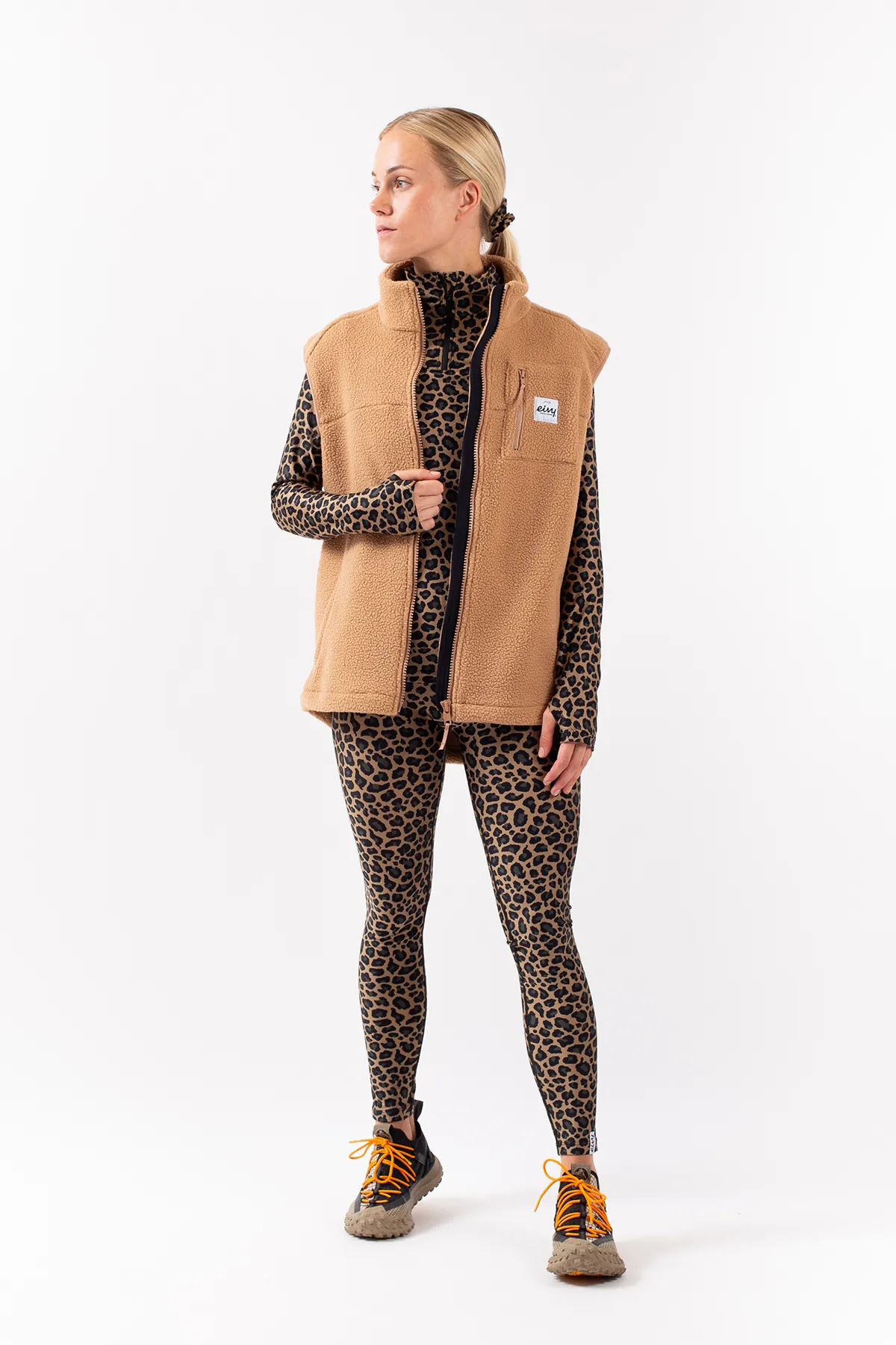Lumberjackie Sherpa Vest - Faded Coffee Lumberjackie Sherpa Vest - Faded Coffee
