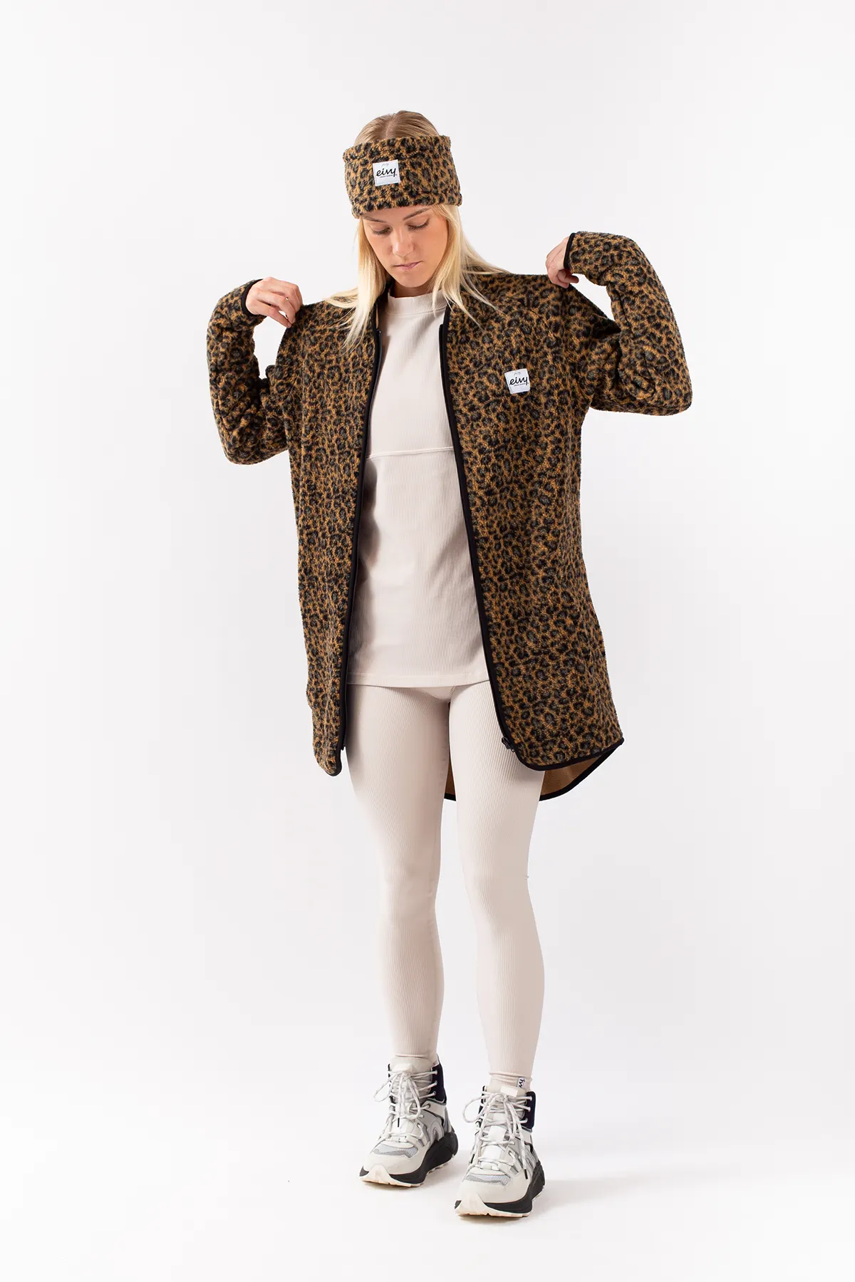 Redwood Sherpa Coat - Leopard | S