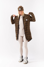 Redwood Sherpa Coat - Leopard | XS