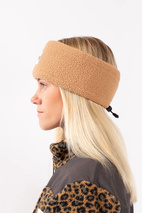 Throwback Sherpa Headband - Faded Coffee | One Size