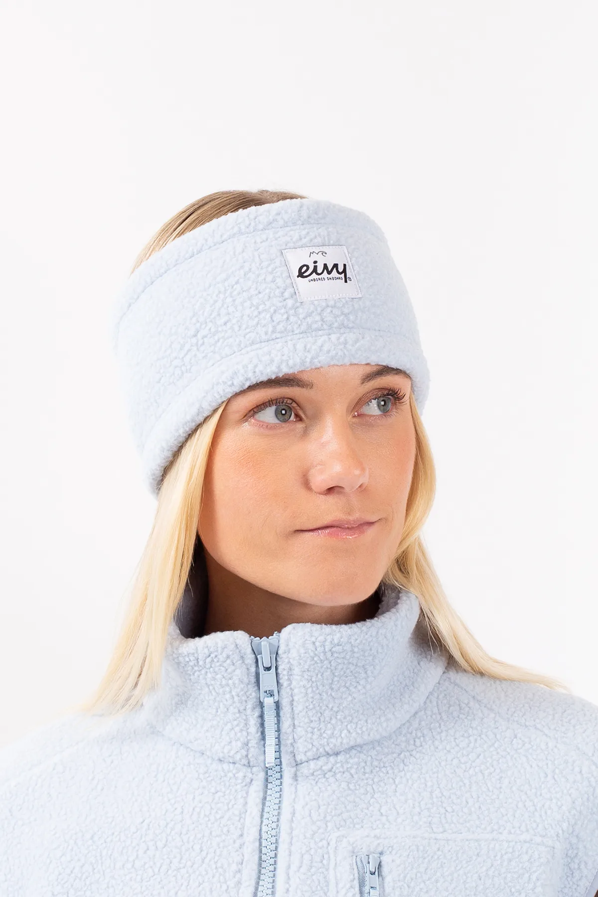 Throwback Sherpa Headband - Faded Fog | One Size