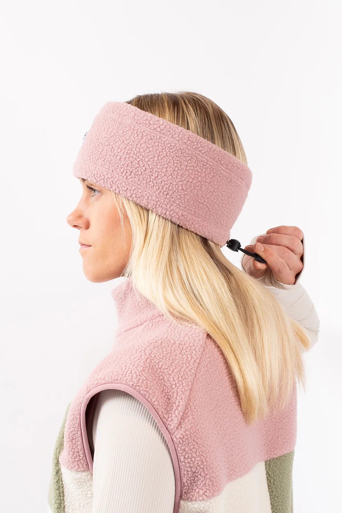 Throwback Sherpa Headband - Faded Woodrose | One Size