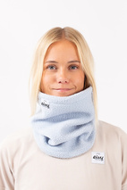 Adjustable Sherpa Neckwarmer - Faded Fog