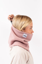 Adjustable Sherpa Neckwarmer - Faded Woodrose | One Size