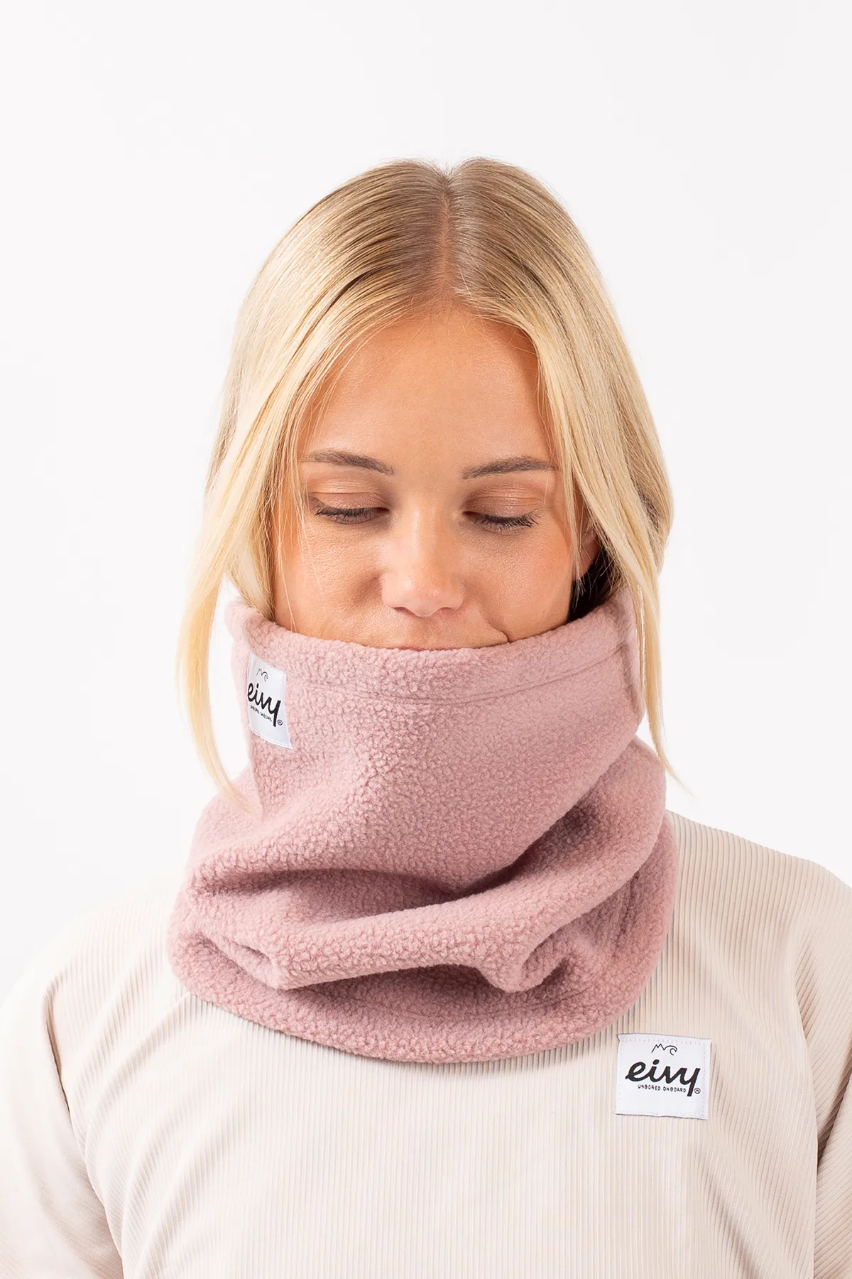 Adjustable Sherpa Neckwarmer - Faded Woodrose