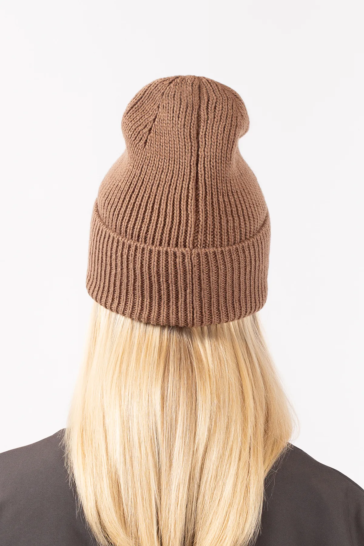 Easter Rib Wool Beanie - Faded Coffee | One Size