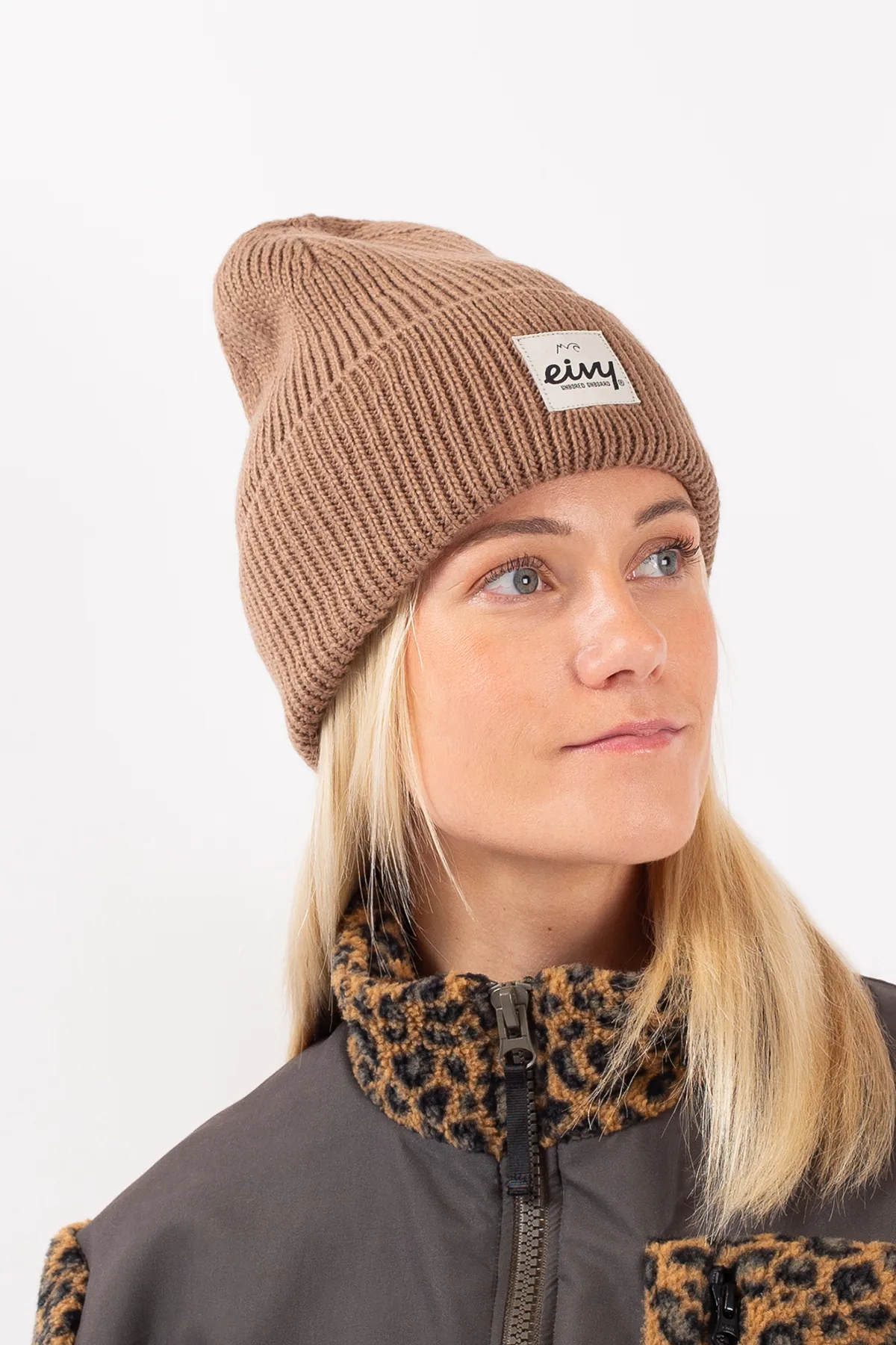 Easter Rib Wool Beanie - Faded Coffee | One Size