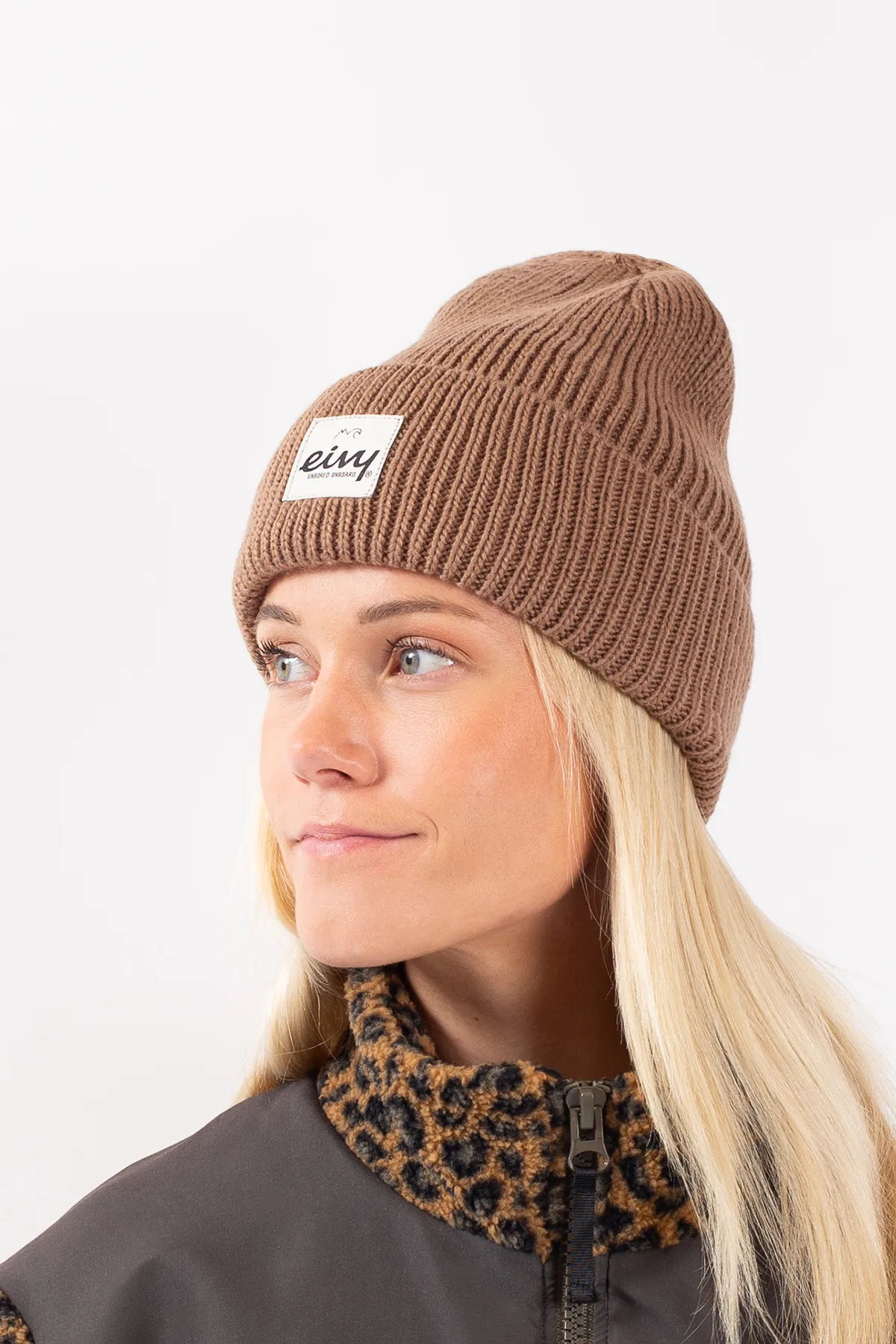 Easter Rib Wool Beanie - Faded Coffee | One Size