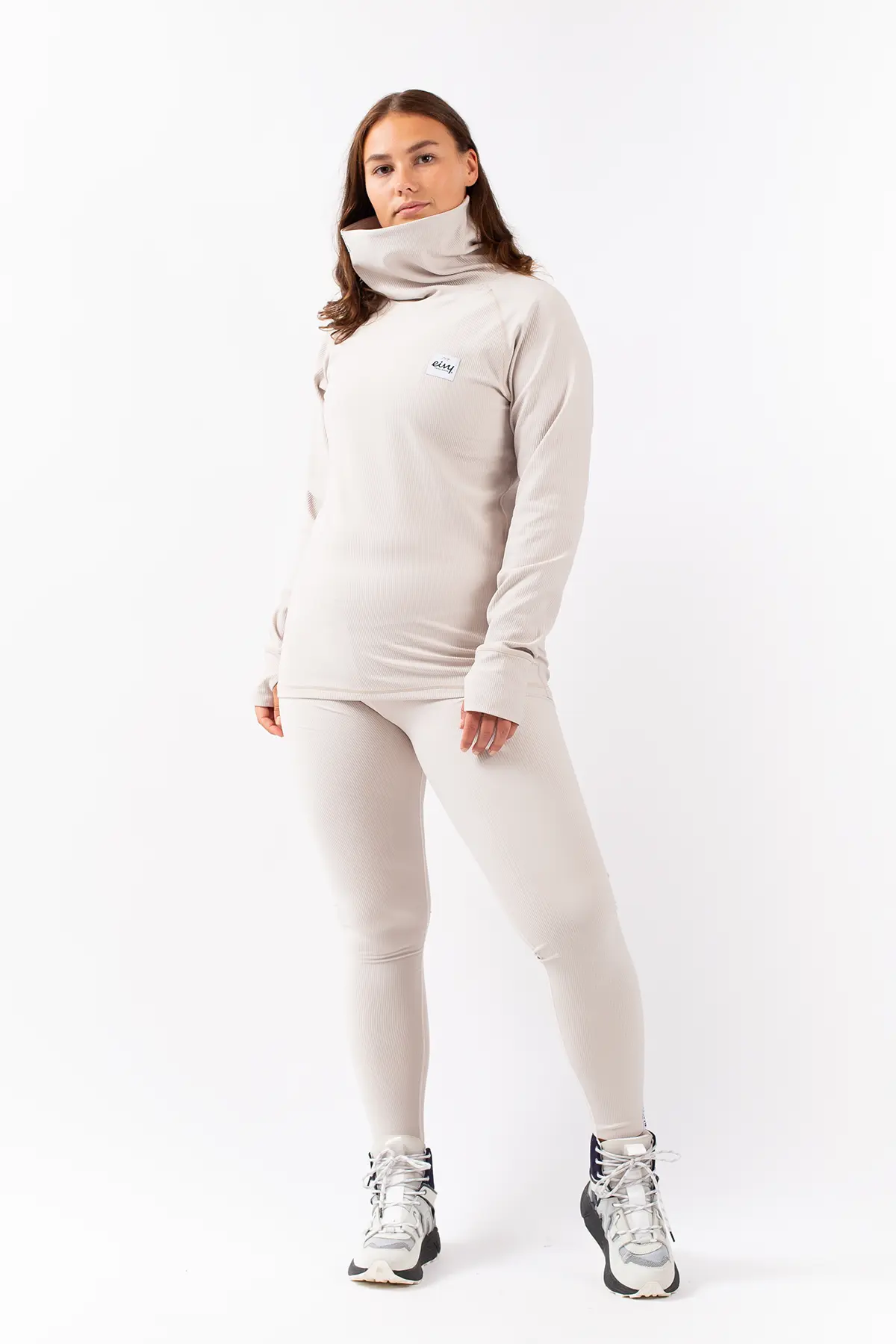 Base Layer | Icecold Rib Top - Faded Cloud