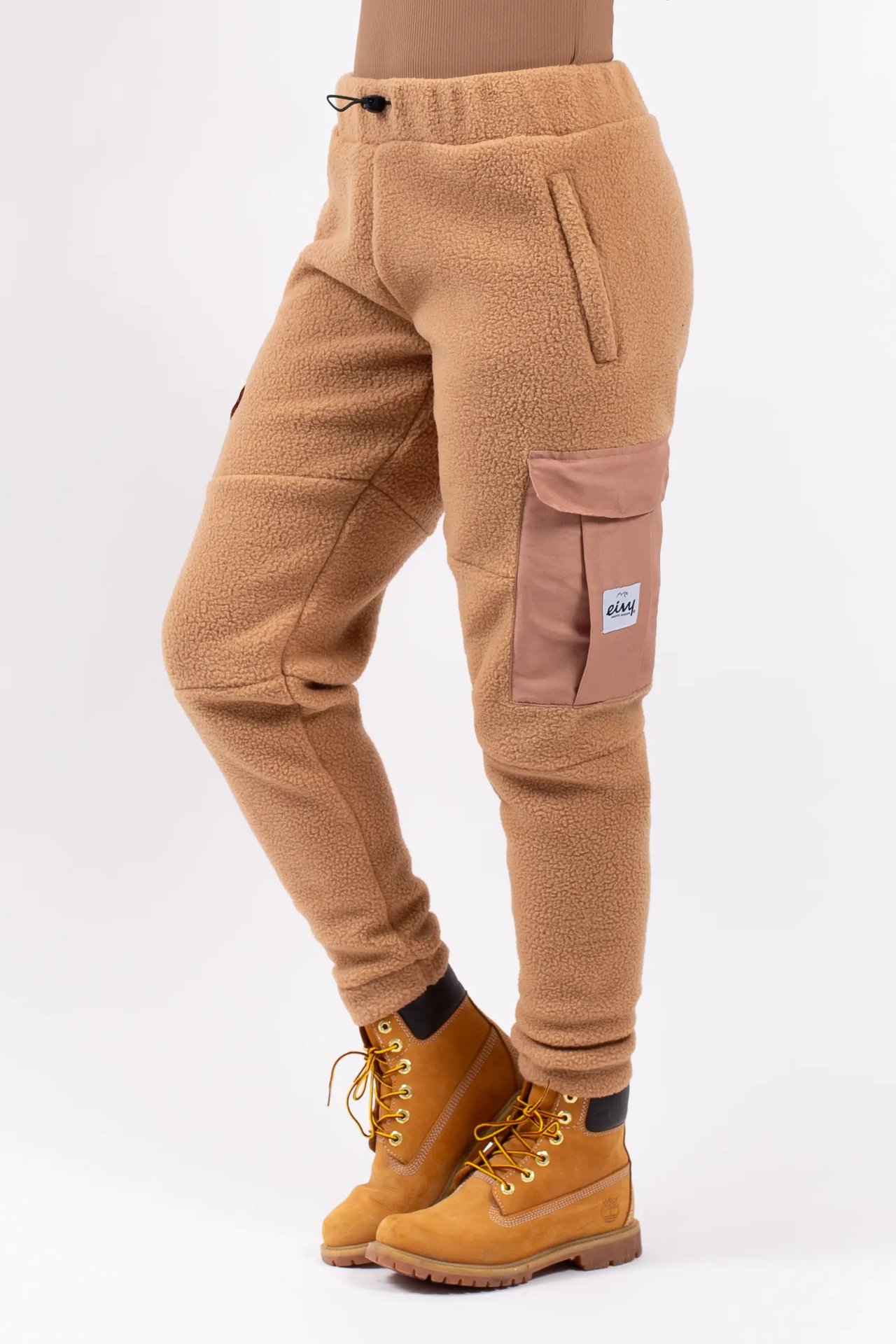 Cargo Sherpa Pants - Faded Coffee | XXL