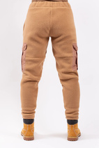 Cargo Sherpa Pants - Faded Coffee | XXS