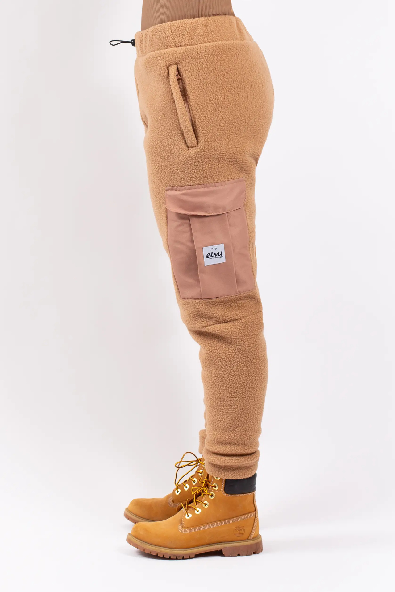 Cargo Sherpa Pants - Faded Coffee | S