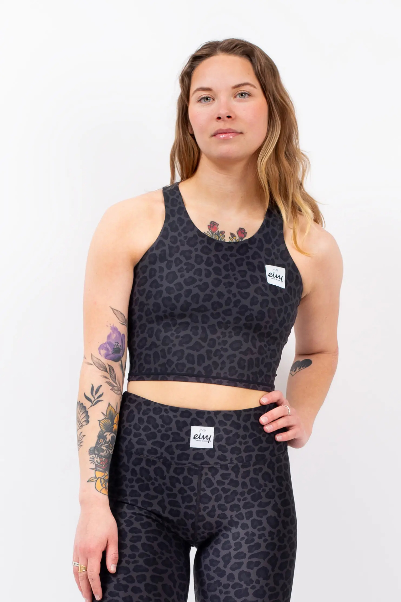 Cover Up Top - Black Leopard | XXL