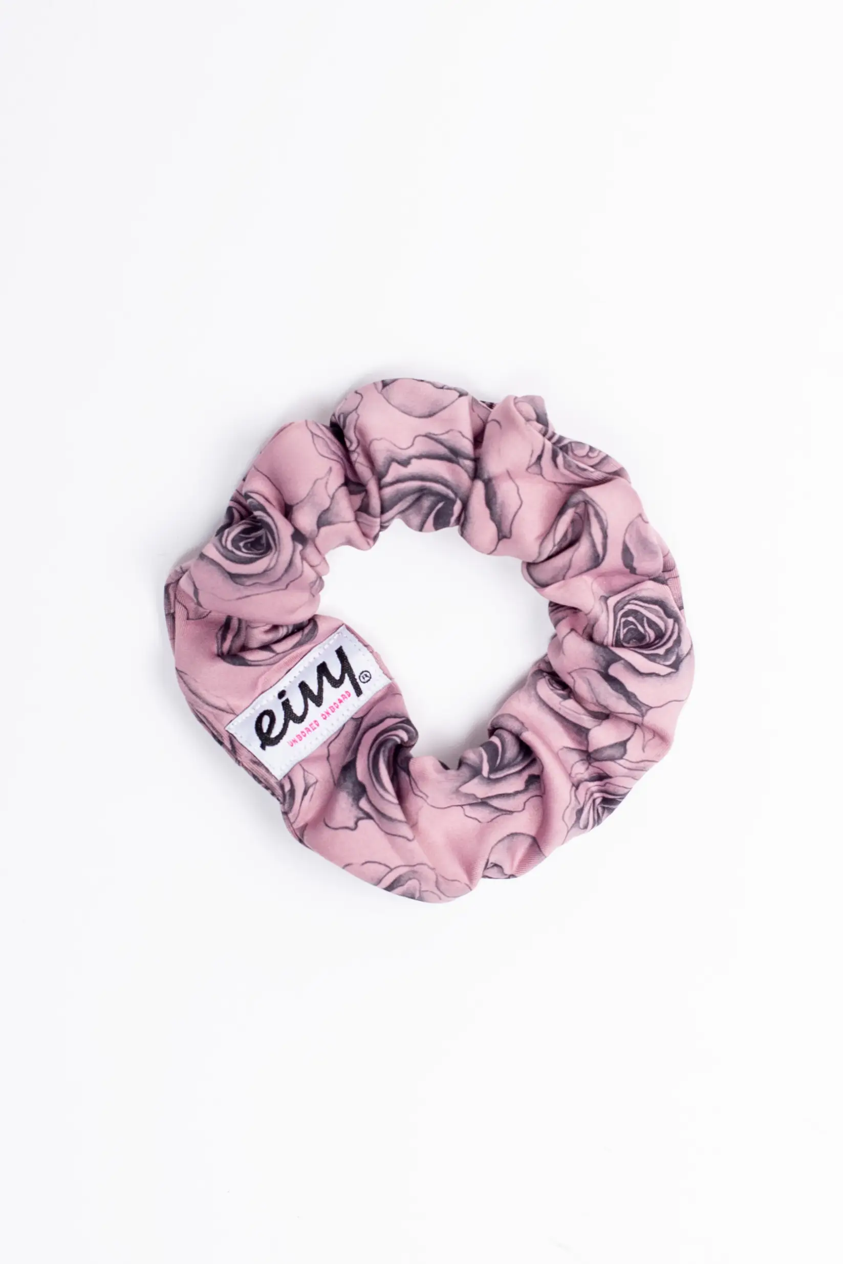 Fonda Scrunchie - Charcoal Woodrose