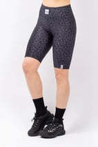Venture Biker Shorts - Black Leopard | XL