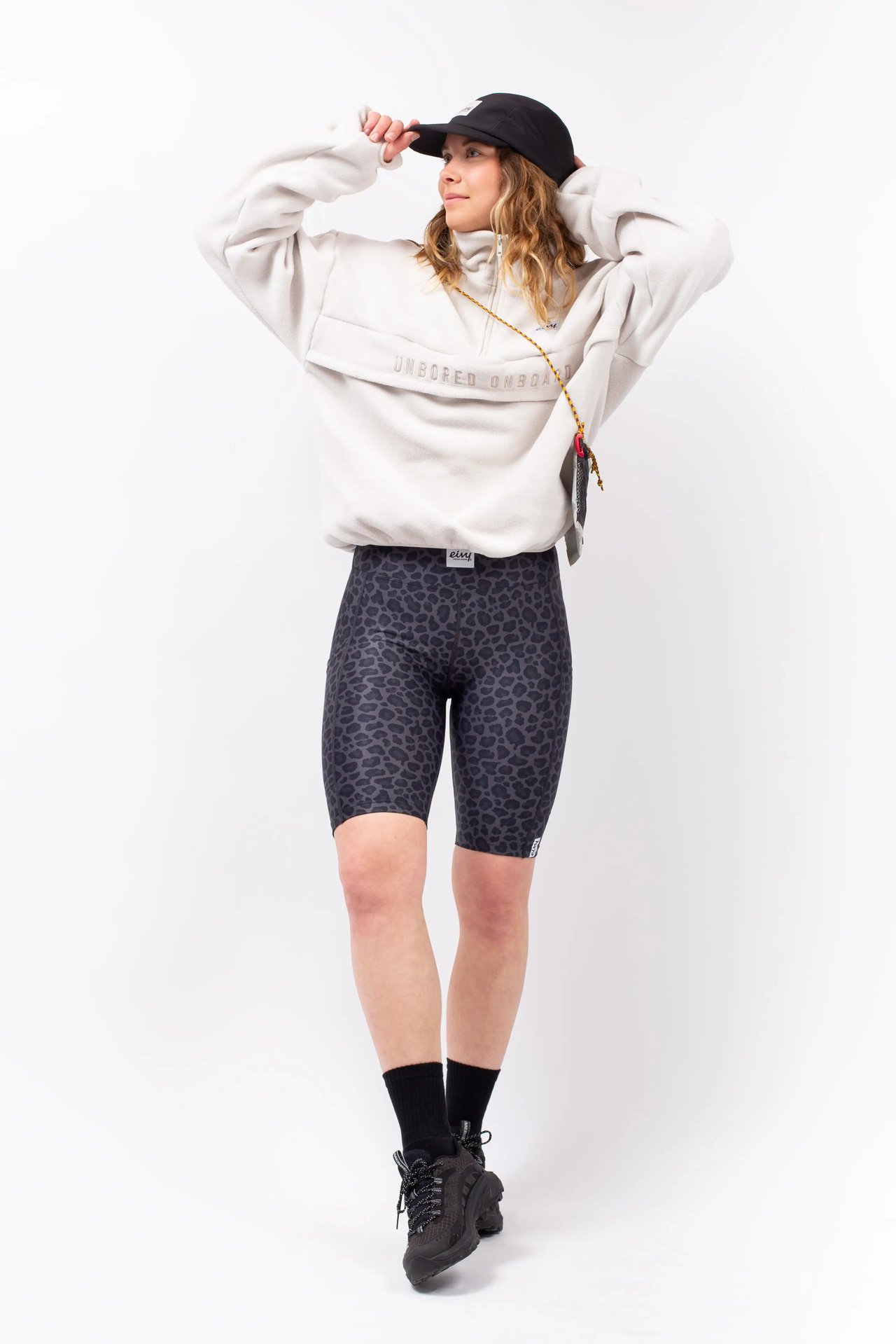 Venture Biker Shorts - Black Leopard | L
