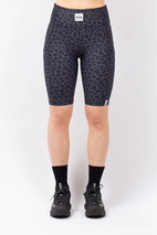 Venture Biker Shorts - Black Leopard | XS