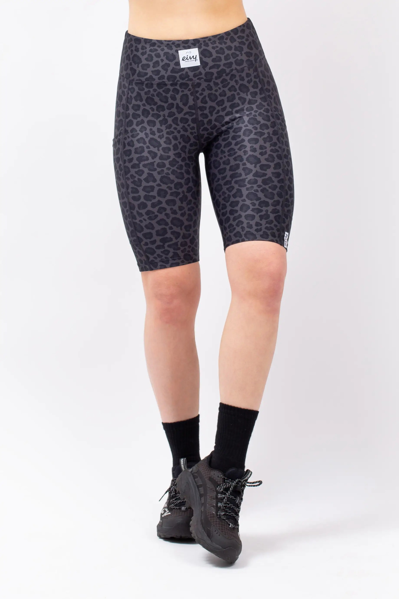 Venture Biker Shorts - Black Leopard | XL