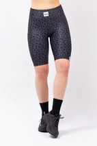 Venture Biker Shorts - Black Leopard | XS