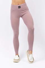 Pocket Merino Wool Rib Tights - Faded Woodrose | S
