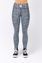 Pocket Tights - Snow Leopard