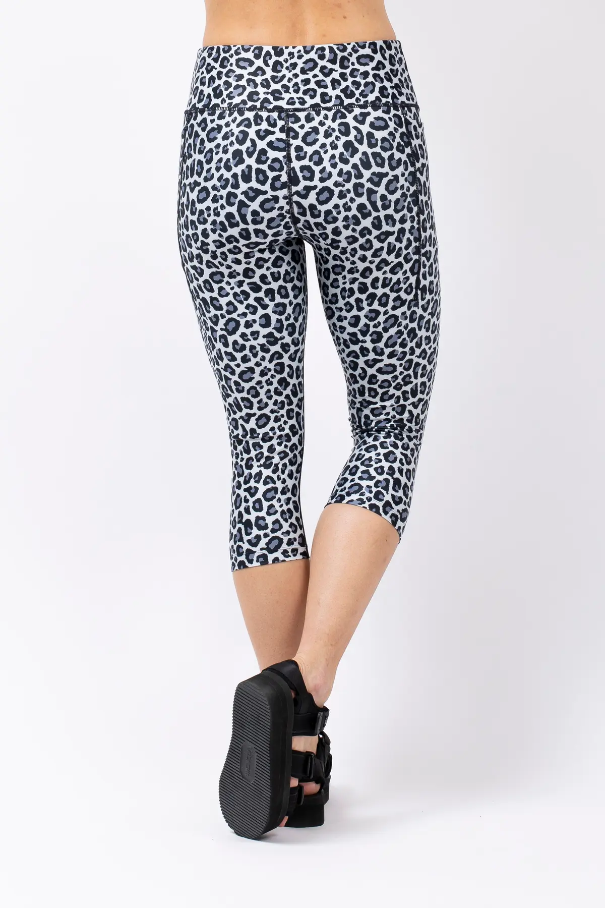 Pocket Tights 3/4 - Snow Leopard