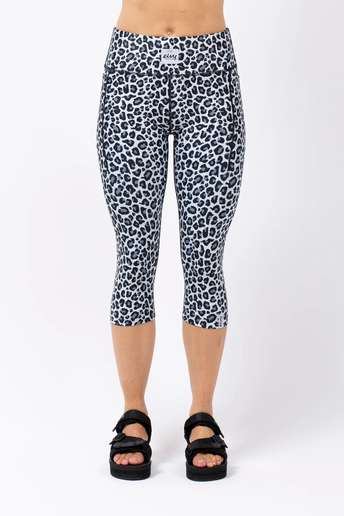 Pocket Tights 3/4 - Snow Leopard