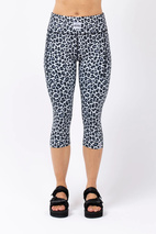 Pocket Tights 3/4 - Snow Leopard