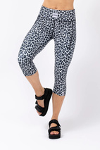 Pocket Tights 3/4 - Snow Leopard