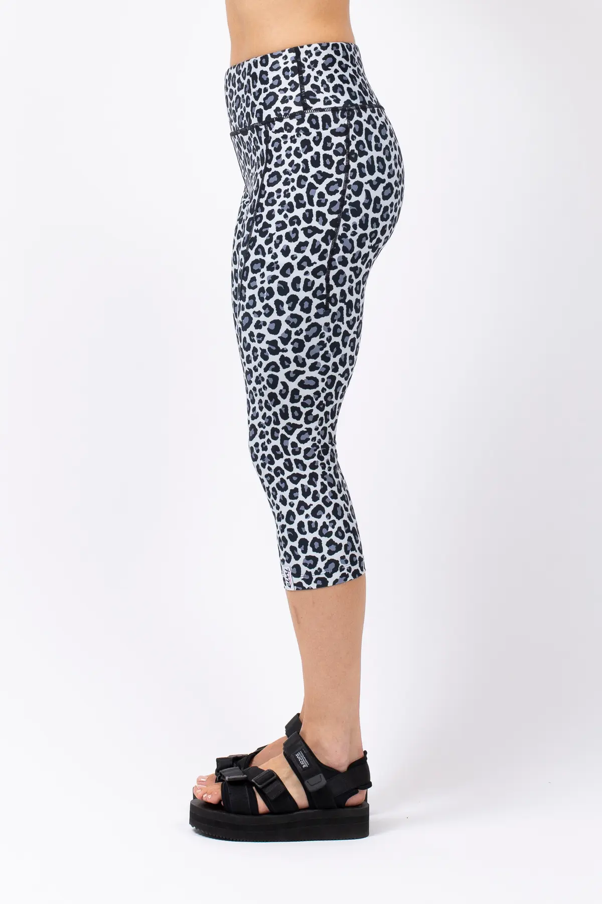 Pocket Tights 3/4 - Snow Leopard