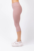 Pocket Rib 3/4 Tights - Faded Woodrose