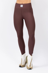 Pocket Rib Tights - Chocolate | XS