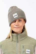 Easter Rib Wool Beanie - Faded Oak