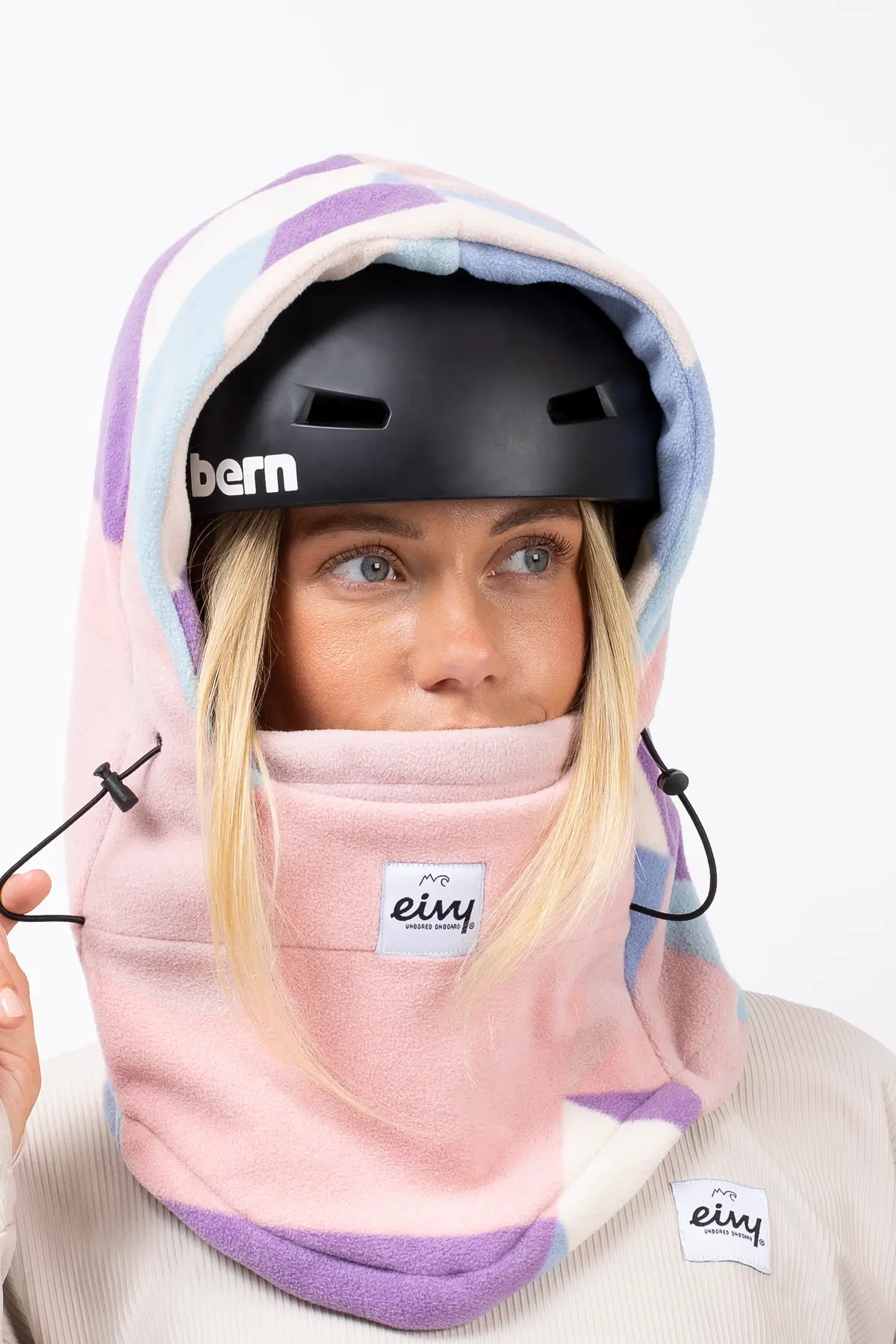 Mandy Fleece Balaclava - Abstract Pastels