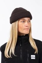 Easter Rib Wool Beanie - Black