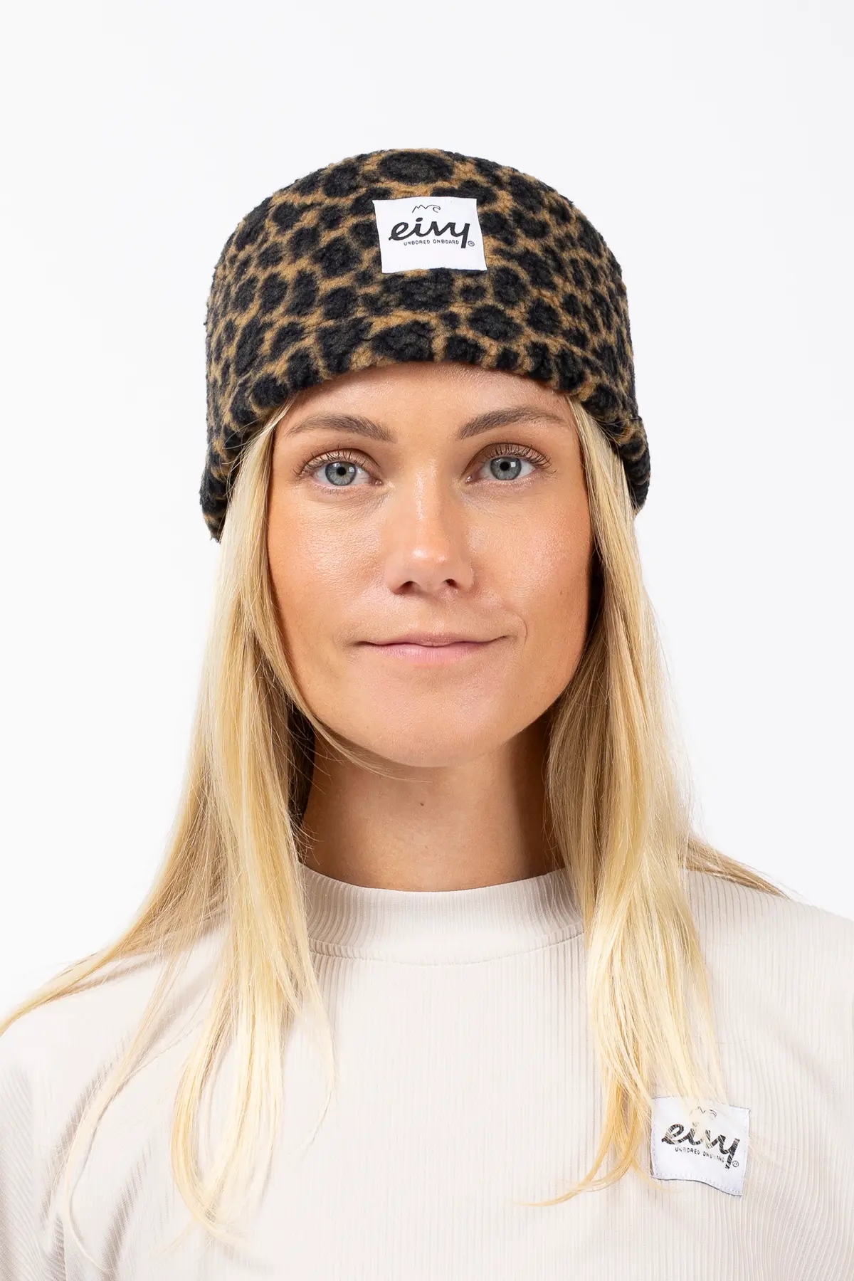 Throwback Sherpa Headband - Leopard