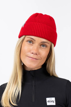 Shorty Knit Beanie - Red